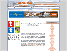 Tablet Screenshot of antenistas.eu