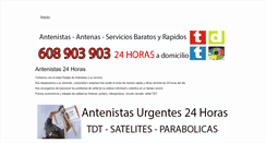 Desktop Screenshot of antenistas.pro