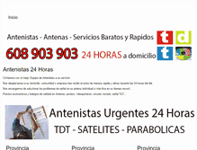Tablet Screenshot of antenistas.pro